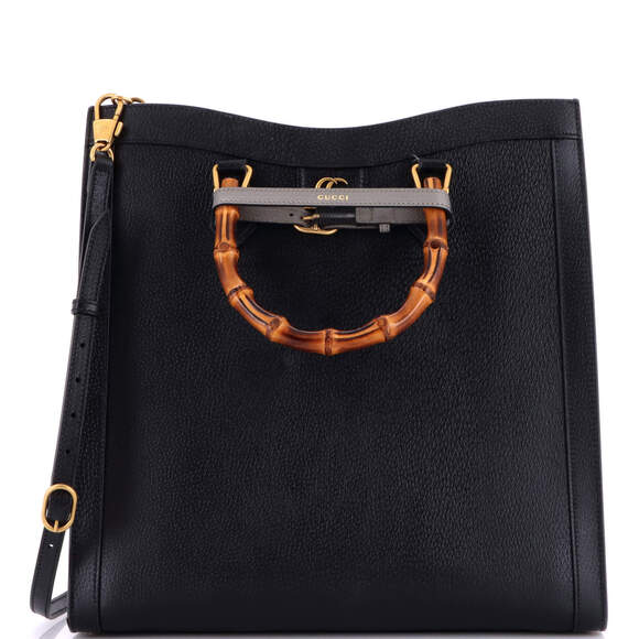 Gucci Handbags - Gucci Large Diana NM Bamboo Handle Tote Leather